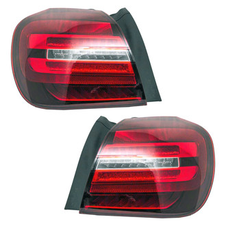 Replace® - Driver and Passenger Side Outer Replacement Tail Lights (Standard Line)