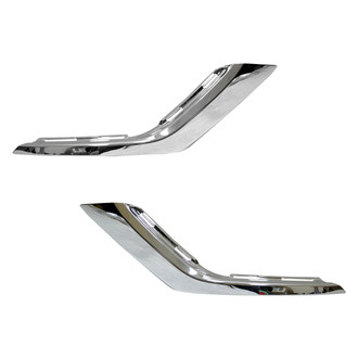 Replace® - Front Lower Driver and Passenger Side Bumper Cover Molding Set (Standard Line)