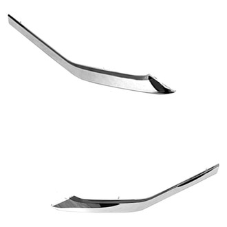 Replace® - Front Lower Driver and Passenger Side Bumper Cover Molding Set (CAPA Certified)