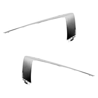 Replace® - Front Upper Driver and Passenger Side Bumper Cover Molding Set (Standard Line)