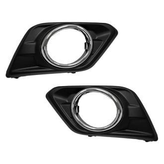 Replace® - Front Driver and Passenger Side Fog Light Bezel Set (Standard Line)