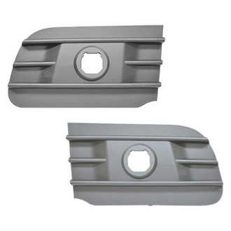 Replace® - Front Outer Driver and Passenger Side Fog Light Bezel Set (Standard Line)