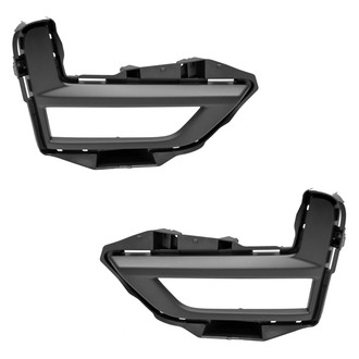 Replace® - Front Driver and Passenger Side Fog Light Bezel Set (Standard Line)