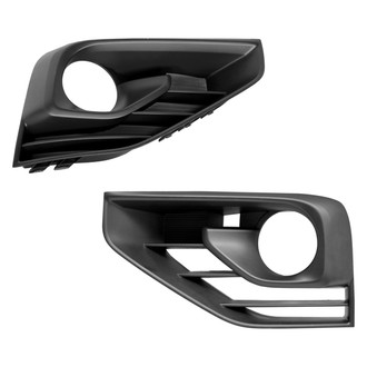 Replace® - Front Driver and Passenger Side Fog Light Bezel Set (Standard Line)