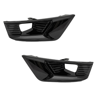 Replace® - Front Driver and Passenger Side Fog Light Bezel Set (Standard Line)
