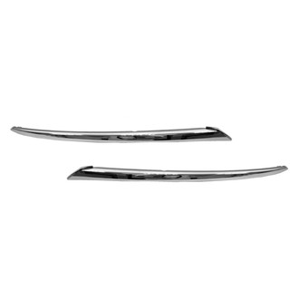 Replace® - Front Outer Driver and Passenger Side Bumper Cover Molding Set (Standard Line)