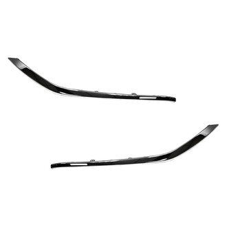 Replace® - Front Outer Driver and Passenger Side Bumper Cover Molding Set (CAPA Certified)