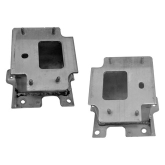 Replace® - Front Driver and Passenger Side Bumper Mounting Bracket Set (CAPA Certified)