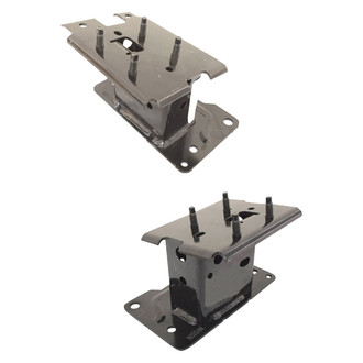 Replace® - Front Driver and Passenger Side Bumper Bracket Set (Diamond Standard Line)