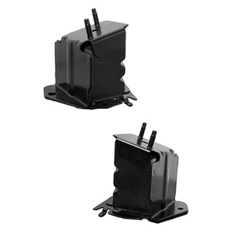 Replace® - Rear Driver and Passenger Side Bumper Reinforcement Bracket Set (CAPA Certified)