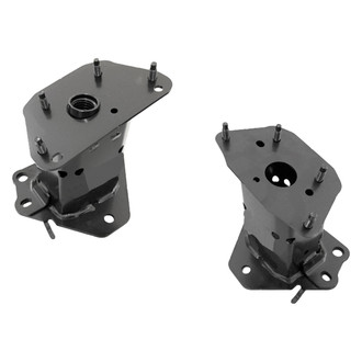 Replace® - Rear Driver and Passenger Side Bumper Bracket Set (CAPA Certified)
