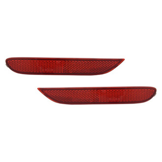 Replace® - Rear Driver and Passenger Side Bumper Reflector Set (CAPA Certified)