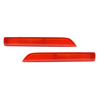 Replace® - Rear Driver and Passenger Side Bumper Reflector Set (CAPA Certified)