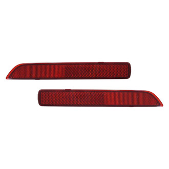 Replace® - Rear Driver and Passenger Side Bumper Reflector Set (CAPA Certified)