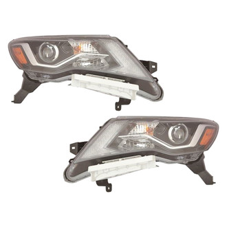 Replace® - Driver and Passenger Side Replacement Headlight Set (CAPA Certified)