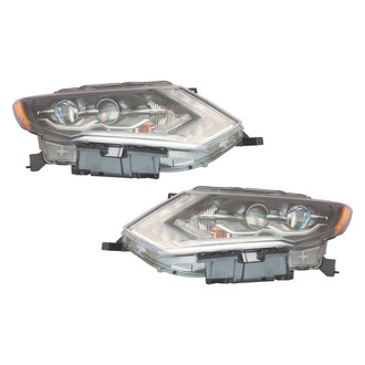 Replace® - Driver and Passenger Side Replacement Headlight Set (CAPA Certified)