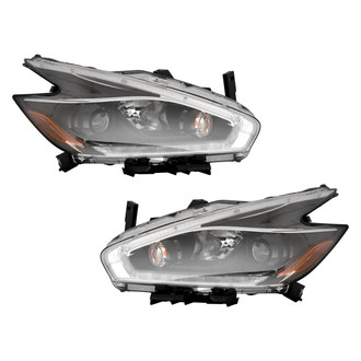 Replace® - Driver and Passenger Side Replacement Headlight Set (CAPA Certified)