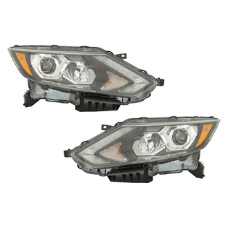Replace® - Driver and Passenger Side Replacement Headlight Set (CAPA Certified)