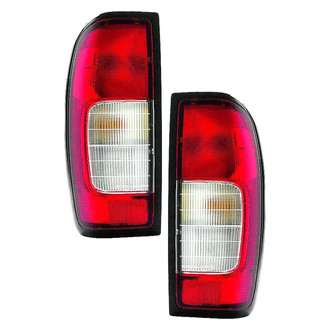 Replace® - Driver and Passenger Side Replacement Tail Light Lens and Housings (Standard Line)