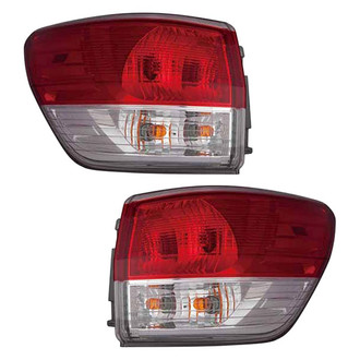 Replace® - Driver and Passenger Side Outer Replacement Tail Lights (CAPA Certified)