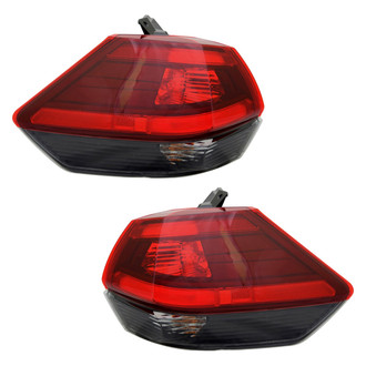 Replace® - Driver and Passenger Side Outer Replacement Tail Lights (CAPA Certified)