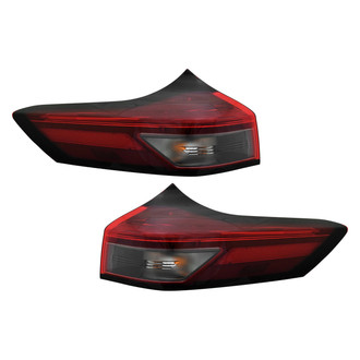 Replace® - Driver and Passenger Side Outer Replacement Tail Lights (CAPA Certified)