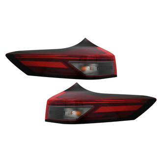 Replace® - Driver and Passenger Side Outer Replacement Tail Lights (CAPA Certified)