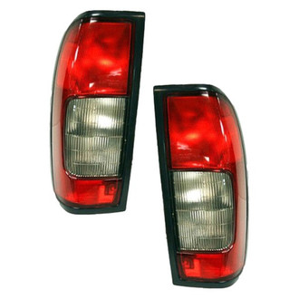 Replace® - Driver and Passenger Side Replacement Tail Light Lens and Housings (Value Line)