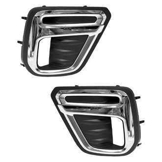 Replace® - Front Driver and Passenger Side Fog Light Bezel Set (Standard Line)