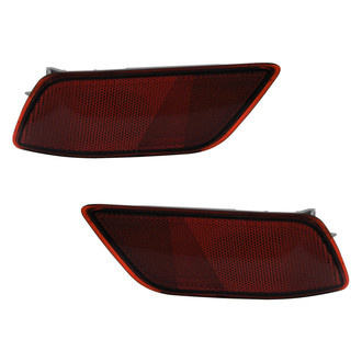 Replace® - Rear Driver and Passenger Side Bumper Reflector Set (Standard Line)