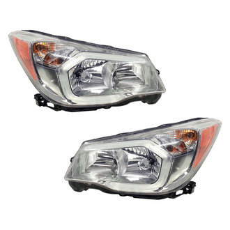 Replace® - Driver and Passenger Side Replacement Headlight Set (CAPA Certified)