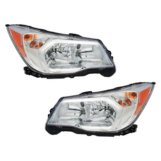 Replace® - Driver and Passenger Side Replacement Headlight Set (CAPA Certified)