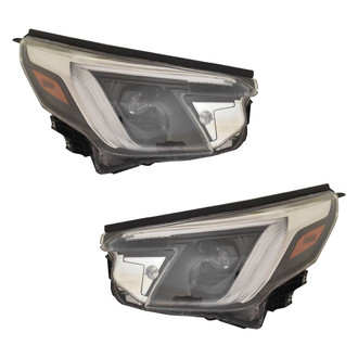 Replace® - Driver and Passenger Side Replacement Headlight Set (CAPA Certified)