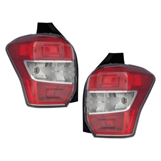 Replace® - Driver and Passenger Side Replacement Tail Light Lens and Housings (CAPA Certified)