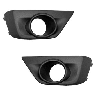 Replace® - Front Driver and Passenger Side Fog Light Bezel Set (Standard Line)