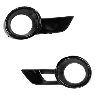 Replace® - Front Driver and Passenger Side Fog Light Bezel Set (Standard Line)