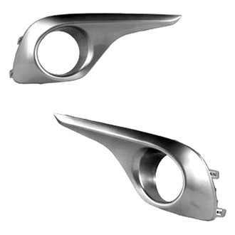 Replace® - Front Driver and Passenger Side Fog Light Bezel Set (Standard Line)
