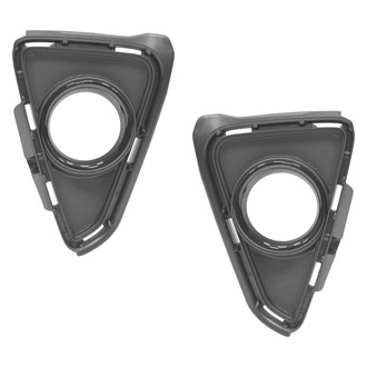 Replace® - Front Driver and Passenger Side Fog Light Bezel Set (Standard Line)