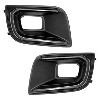 Replace® - Front Driver and Passenger Side Fog Light Bezel Set (Standard Line)
