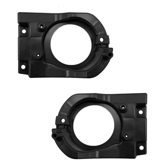 Replace® - Front Driver and Passenger Side Fog Light Bezel Set (CAPA Certified)