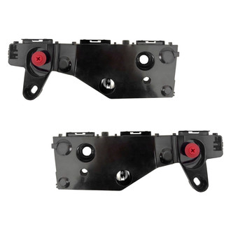 Replace® - Front Upper Driver and Passenger Side Bumper Support Bracket Set (Standard Line)