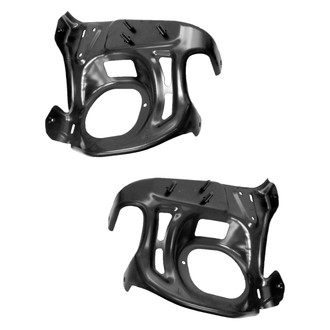 Replace® - Front Driver and Passenger Side Bumper Cover Side Extension Bracket Set (Diamond Standard Line)