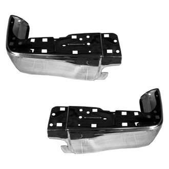 Replace® - Rear Outer Driver and Passenger Side Bumper End Set (Diamond Standard Line)