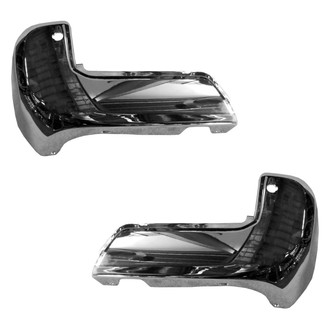Replace® - Rear Outer Driver and Passenger Side Bumper End Set (CAPA Certified)