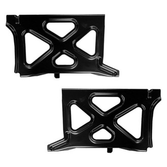 Replace® - Rear Driver and Passenger Side Bumper Cover Reinforcement Set (CAPA Certified)