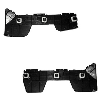 Replace® - Rear Driver and Passenger Side Bumper Cover Support Bracket Set (CAPA Certified)