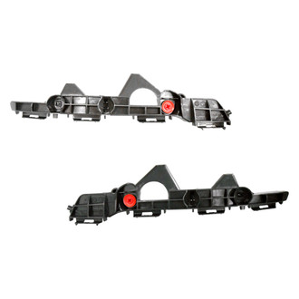 Replace® - Rear Outer Driver and Passenger Side Bumper Cover Support Set (CAPA Certified)