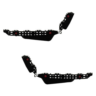 Replace® - Rear Driver and Passenger Side Bumper Cover Support Set (Standard Line)