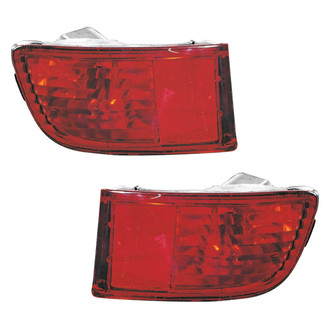 Replace® - Rear Driver and Passenger Side Bumper Reflector Set (CAPA Certified)