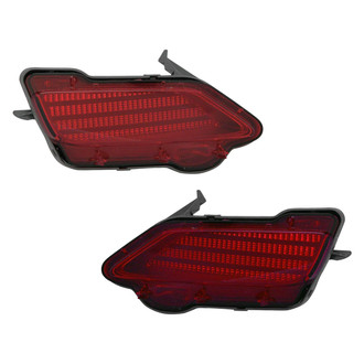 Replace® - Rear Driver and Passenger Side Bumper Reflector Set (Standard Line)